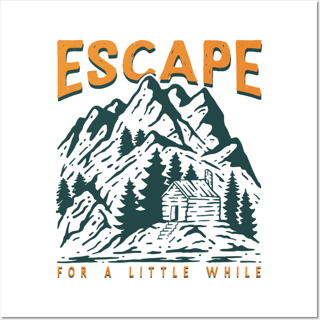 Mountain escape for a little Wall Art by Mako Design 